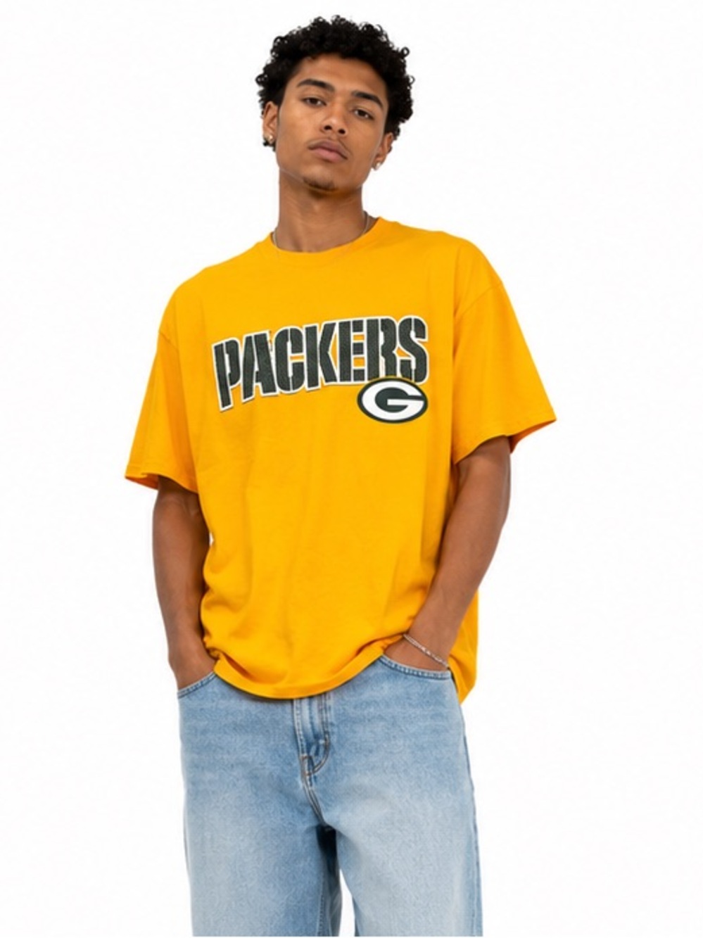 Green Bay Packers Gold Graphic T-Shirt Men’s XL Brand New NFL Football